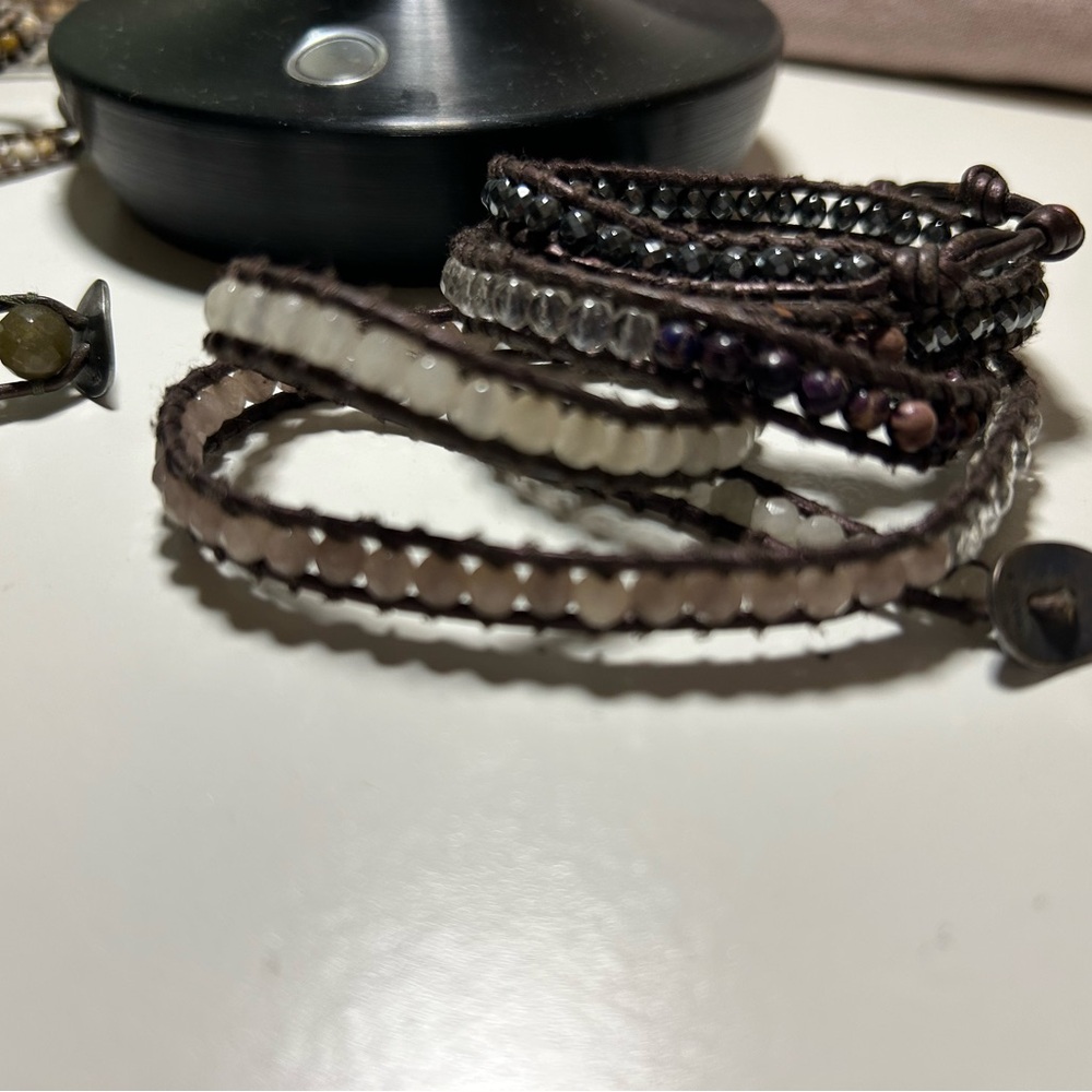 Chan Luu 5 Wrap Faceted Bead Bracelet - Picture 6 of 8